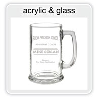 acrylic & glass