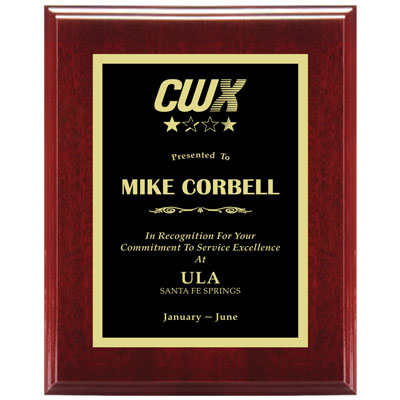 Plaque - Mahogany