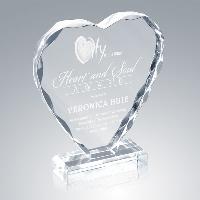 Acrylic - Heart Award - AH109, AH112
