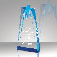 Acrylic - Sculpted Star Award - AST6BU, AST8BU, AST10BU