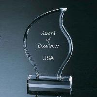 Acrylic - Flame Shape Award - BL865, A865, JD865