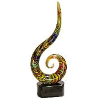 ArtGlass - AGS23 - Colors Suspended in Clear Glass