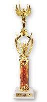 Trophy - Star Column Series II - Bowling