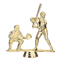 TrophyFigure - Baseball Double (Male) - #8636-1 (FRE)