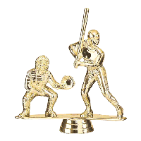 TrophyFigure - Baseball Double (Female) - #8637-1 (FRE)