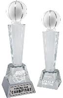 Glass - Basketball Crystal Column - BCC