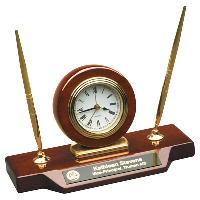 Clock - Desk Clock On Base - T154