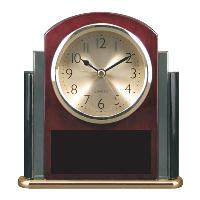 Clock - 2 Tone Glass - T195
