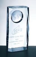 Glass - Beveled Globe Column - C531, C532, C533, C534
