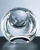 Glass - Globe Dome Paperweight - C669 