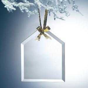 Gift - Beveled House Ornament - G122