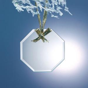 Gift - Beveled Octagon Ornament - G115