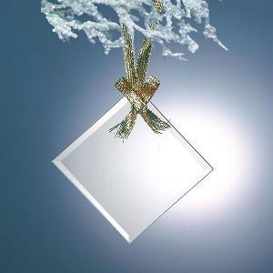 Gift - Beveled Square Ornament - G114