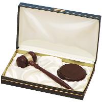 Gifts - Chairmans Gavel Set - B-CD-M