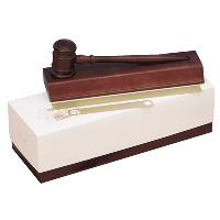 Gifts - Walnut Gavel with Base - B-GSD-M