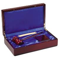 Gifts - Deluxe Rosewood Gavel Set - GV150