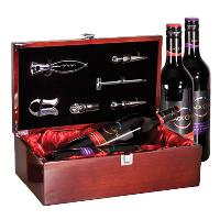 Gifts - Piano Finish Dual Wine Box - WBX02