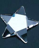 Glass - Pentagon Star Paperweight - C605