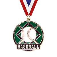 Medal - Baseball Enamel Series - HTM-201 Gold