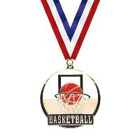 Medal - Basketball Enamel Series - HTM-203 GOLD