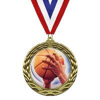 Medal - Basketball Epoxy Dome Series - DM705