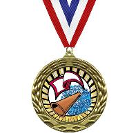 Medal - Sunburst Mylar Series - Cheerleading - MY310