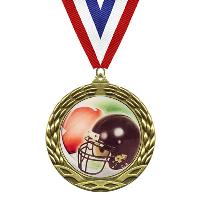 Medal - Football Epoxy Dome Series - DM710