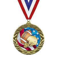 Medal - Flag Mylar Series - Football - MY510