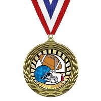 Medal - Sunburst Mylar Series - Football - MY616