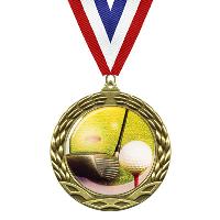 Medal - Golf Epoxy Dome Series - DM711