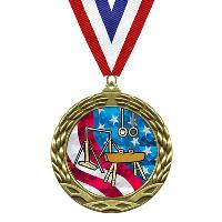 Medal - Flag Mylar Series - Gymnastics - MY512
