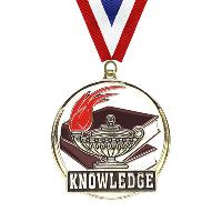Medal - Knowledge Enamel Series - HTM-208 Gold