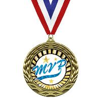 Medal - Sunburst Mylar Series - MVP - MY348