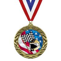 Medal - Flag Mylar Series - Racing - MY517