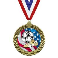 Medal - Flag Mylar Series - Soccer - MY518