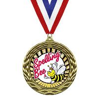 Medal - Sunburst Mylar Series - Spelling Bee - MY353
