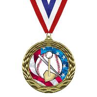 Medal - Flag Mylar Series - T-Ball - MY501