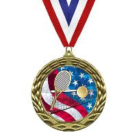 Medal - Flag Mylar Series - Tennis - MY520
