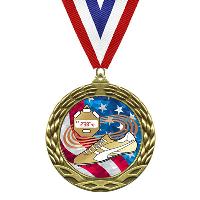 Medal - Flag Mylar Series - Track - MY521