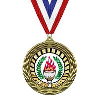 Medal - Sunburst Mylar Series - Victory - MY336