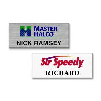Name Badge - Digital Full Color - Engraved Names & Titles