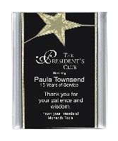 Plaque - Gold Star Acrylic Series - PLX26BG, PLX26CG