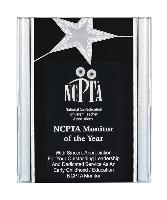 Plaque - Silver Star Acrylic Series - PLX26BS, PLX26CS