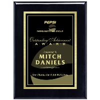 Plaque - Black Pianowood Finish - RW410