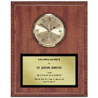 Plaque - Engraved Veneer Clock