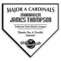 Plaque - Home Plate - HP10, HP11, HP14