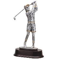 Resin - Female Golf Sculpture - RF1146SG