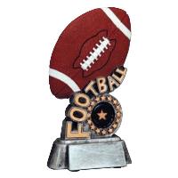 Resin - Football Swirl - RF2530