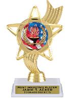 Trophy - Star Ribbon - Bowling - PH27