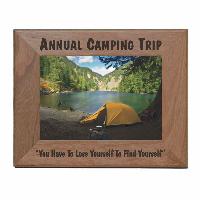 plaque-genuine walnut picture frame